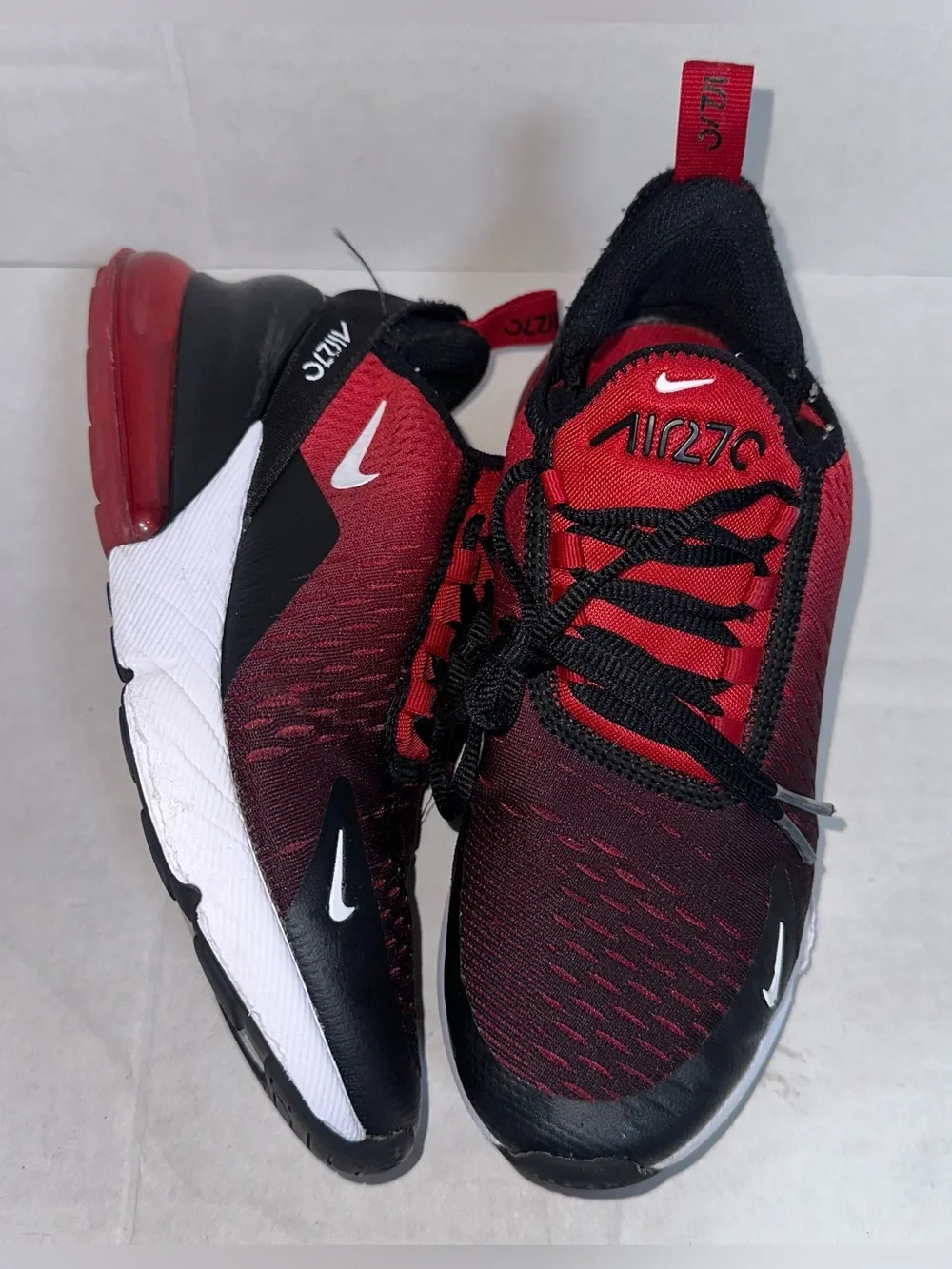 Nike Air Max 270 Running Shoes Gym Red 943345-603 /Womens Size 4.5Y